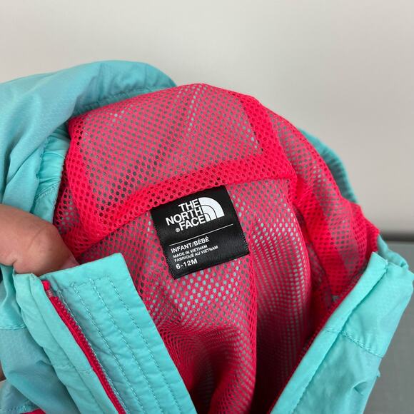 The North Face Color Block Windbreaker Jacker 6-12 Months - Picture 5 of 7